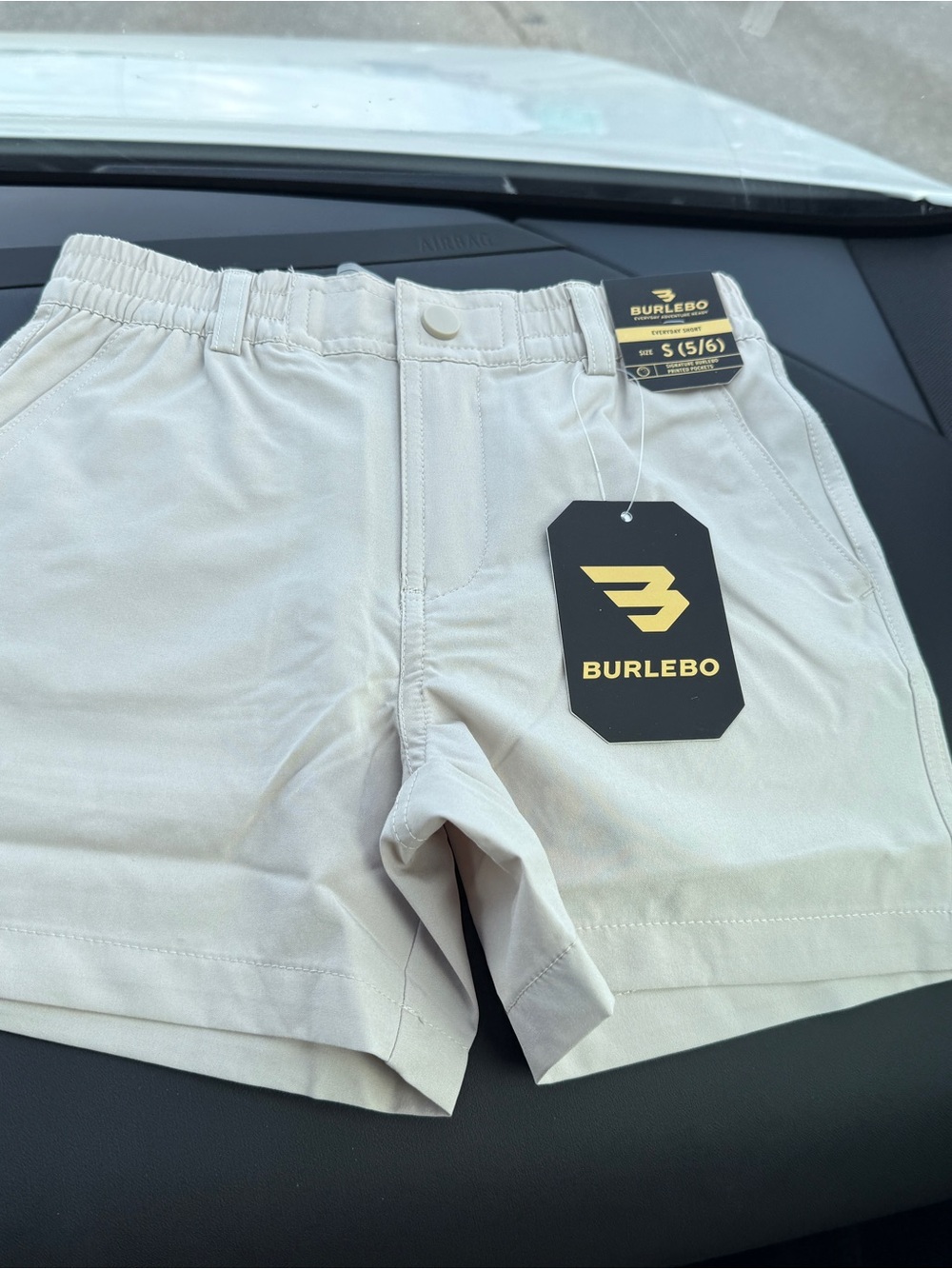Burlebo Youth Everyday short Elastic-Waist Size Small